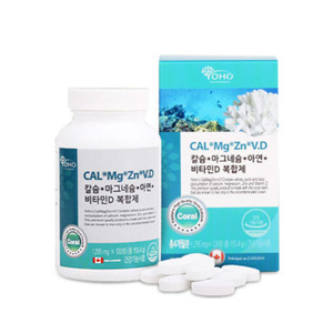 요호 칼슘 마그네슘 아연 비타민D 120정 4개월분