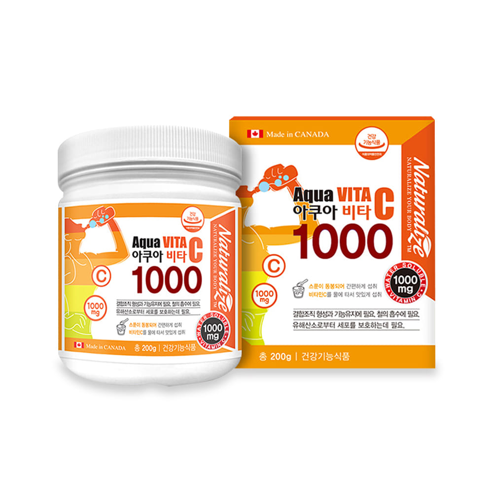 네추럴라이즈 아쿠아 비타민C 분말 가루 1000 (200g)