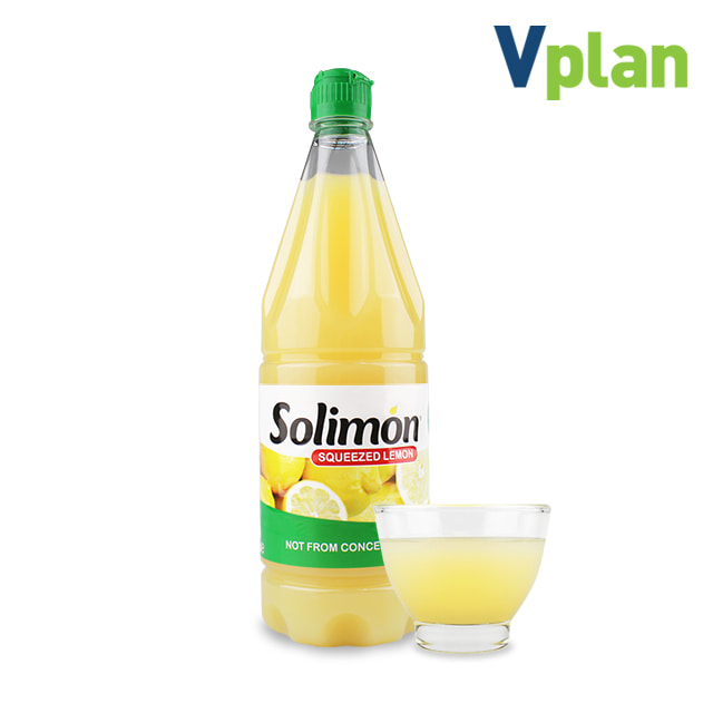브이플랜 솔리몬 스퀴즈드 레몬즙 레몬 물 원액 차 990ml